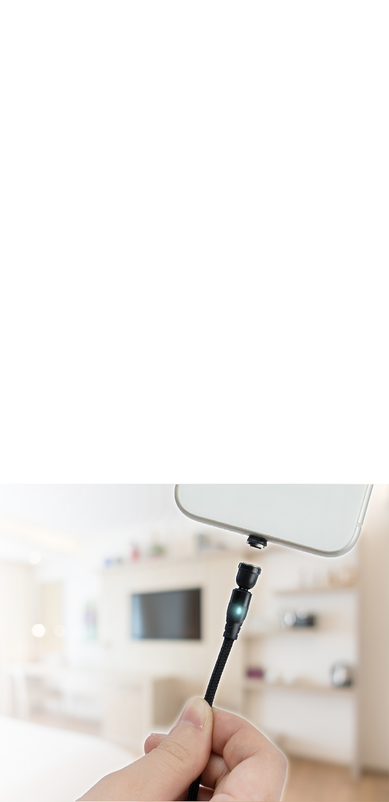 540° Rotation Magnetic Charging Cable