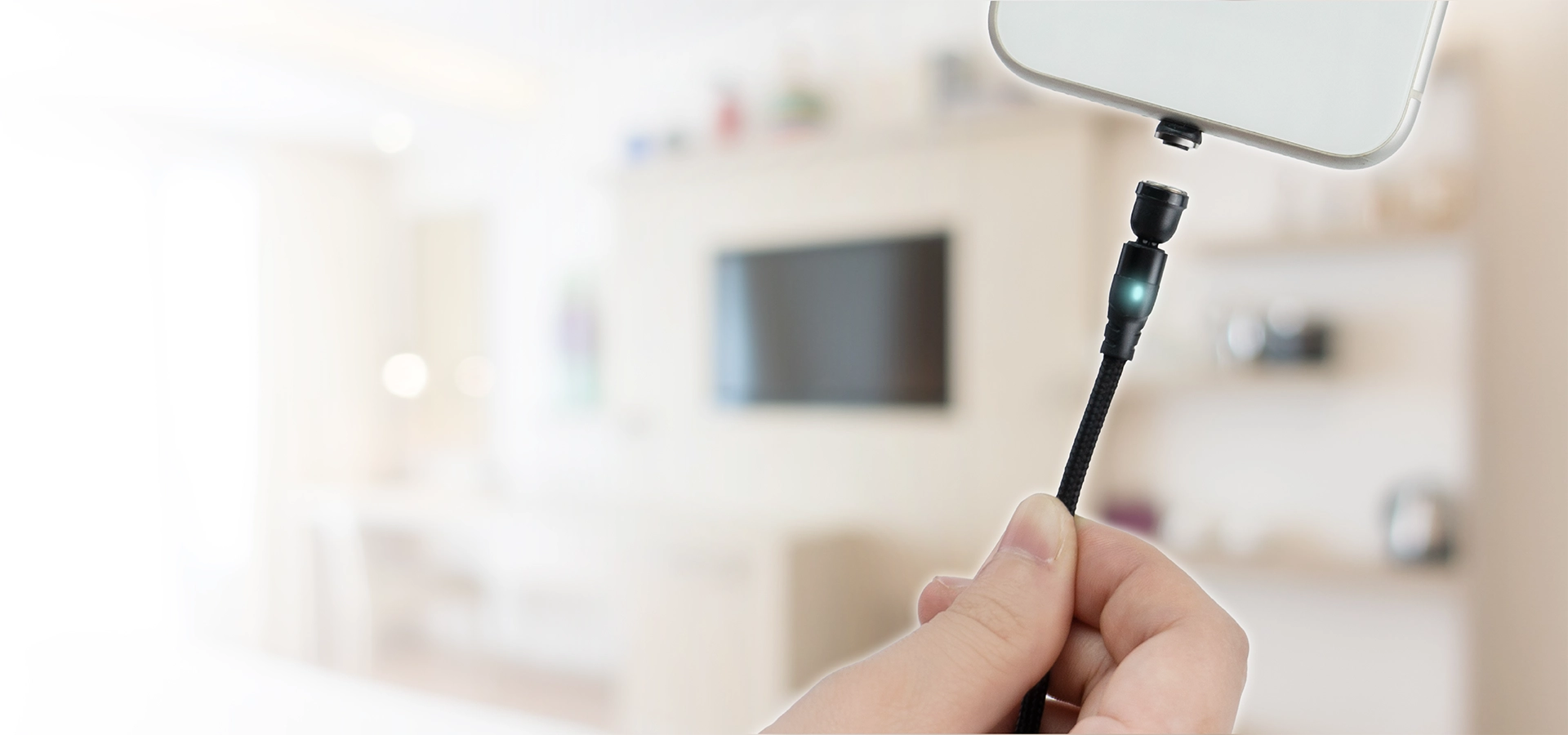 540° Rotation Magnetic Charging Cable